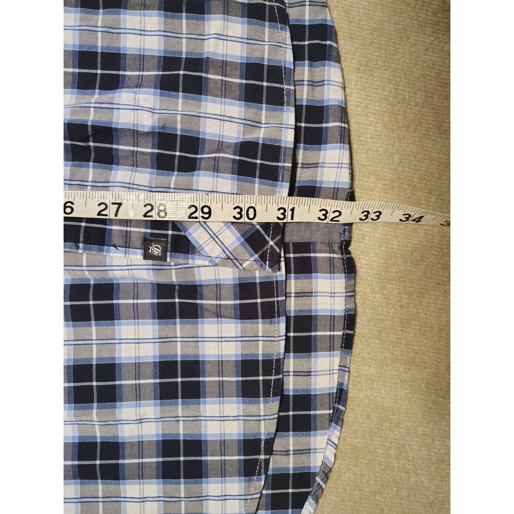 7‎ Diamonds Mens Western Short Sleeve Shirt - XL Slim Fit - Picture 7 of 9